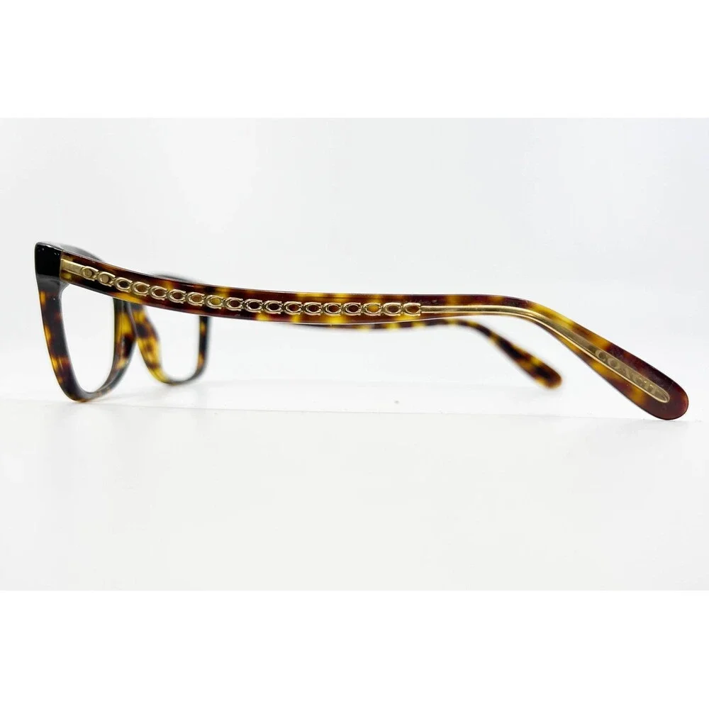 Coach Eyeglass Frames Womens Dark Tortoise HC 6181 5120 Chain Detail 54-17-140